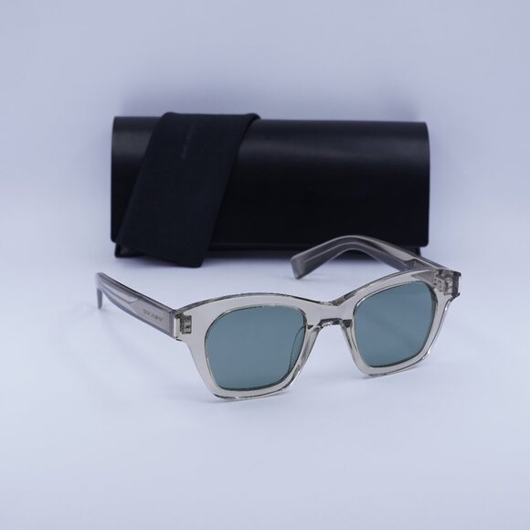 Final Price! Saint Laurent SL592 005 Beige/Green Sunglasses